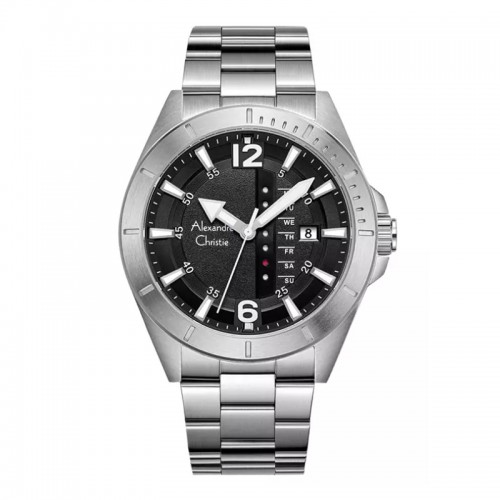 Alexandre Christie AC 6535 Silver Black MEBSSBA